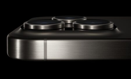 Apple Iphone 15 Pro Titan Detail