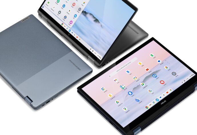 Google Chromebook Plus Laptop Header