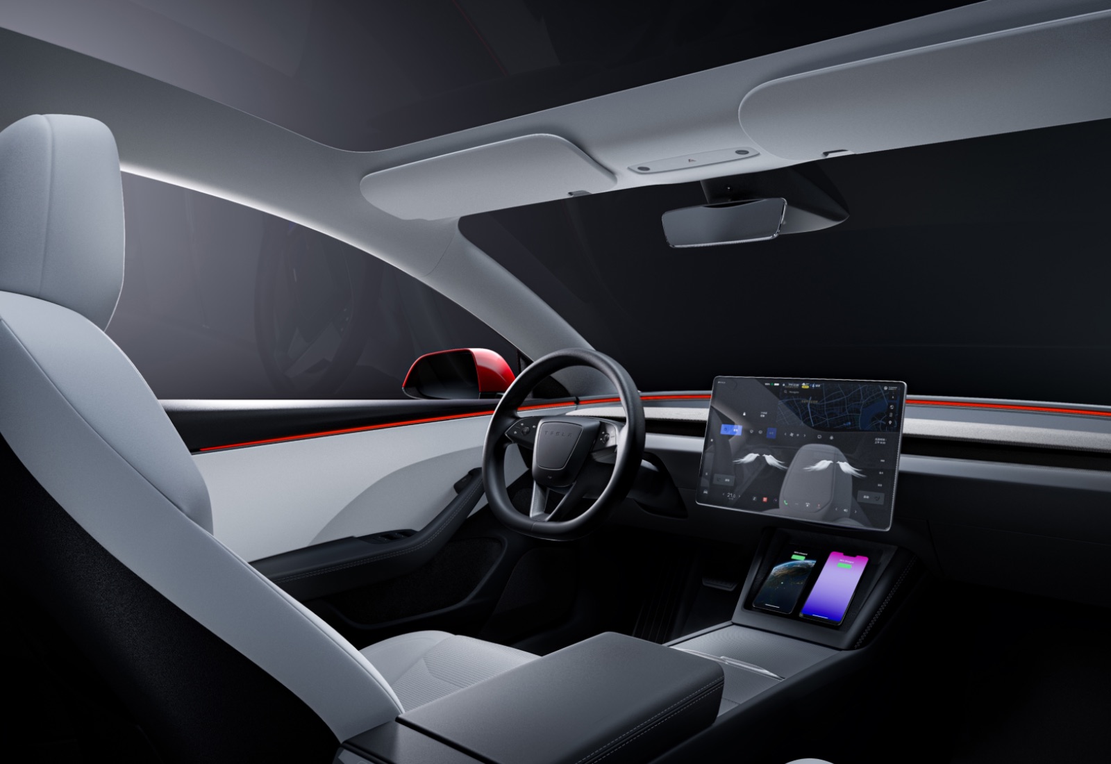 Tesla Model 3 2023 Neu Innenraum