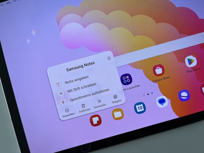 Samsung Galaxy Tab S9 Samsung Notes