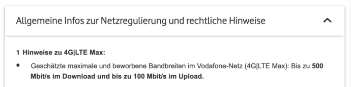 Lte Max 500 Vodafone