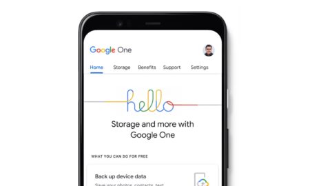 Google One Header