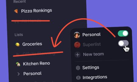 Superlist Header
