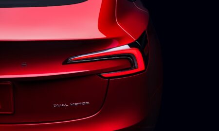 Tesla Model 3 2024 Heck Detail