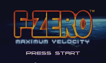 F Zero Maximum Velocity Start
