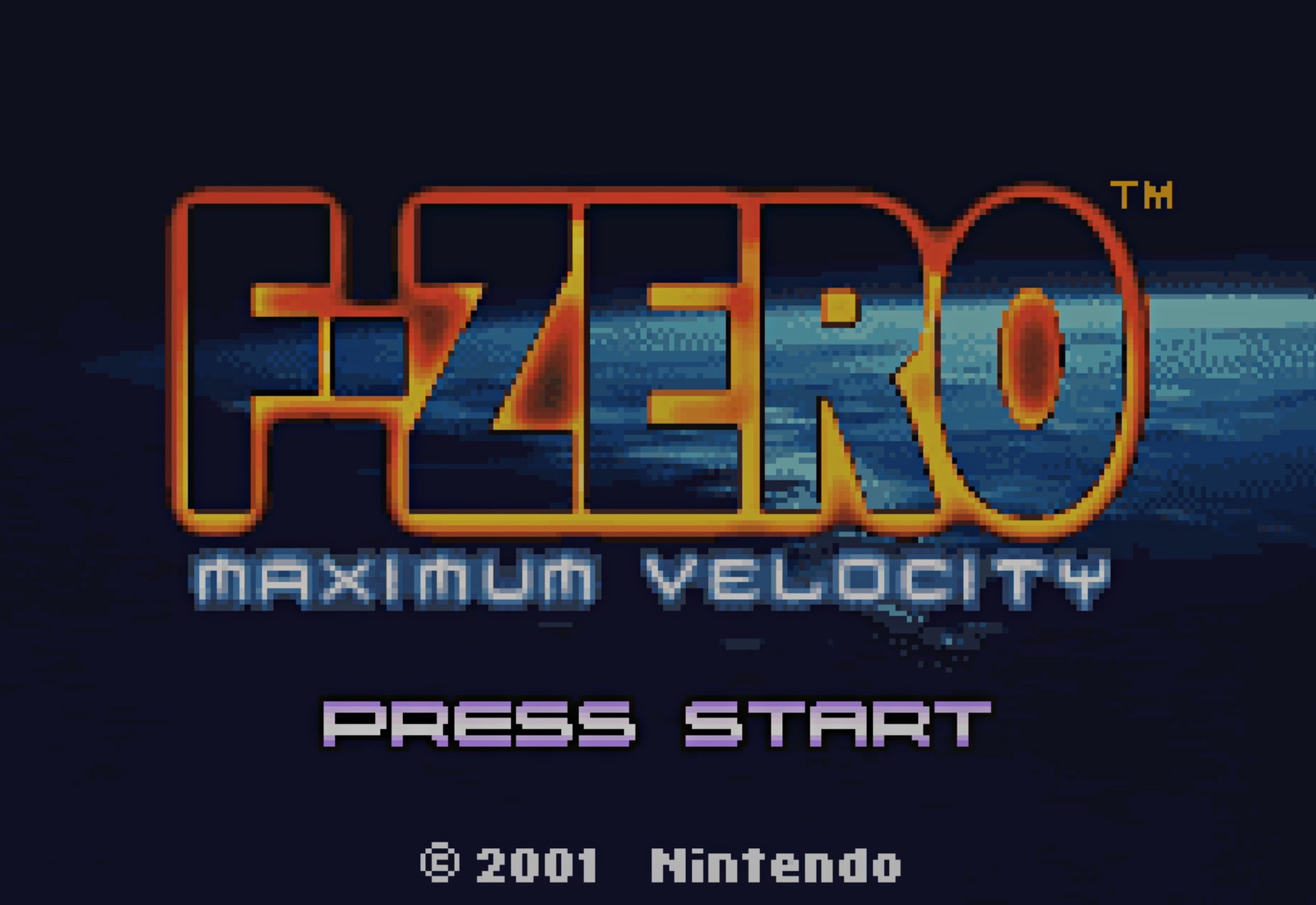 F Zero Maximum Velocity Start