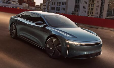 Lucid Air Pure Header