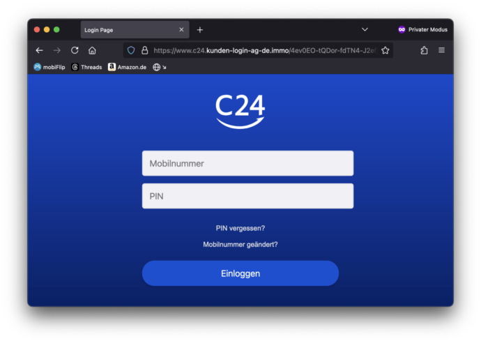 C24 Bank Betrug