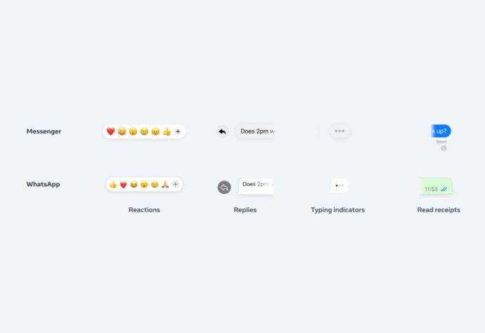 Whatsapp Facebook Messenger Rcs