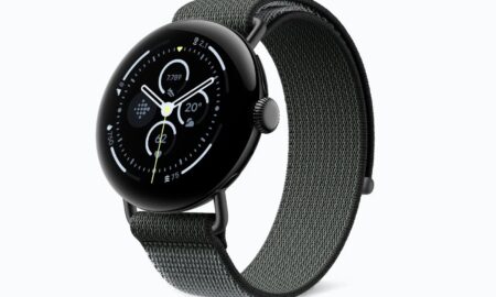 Google Pixel Watch 3 Sportarmband Mit Klettverschluss Schwarz