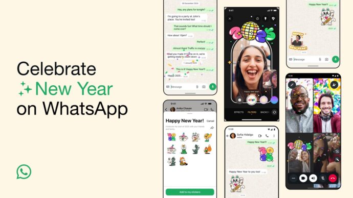 Whatsapp New Year 2025 Text