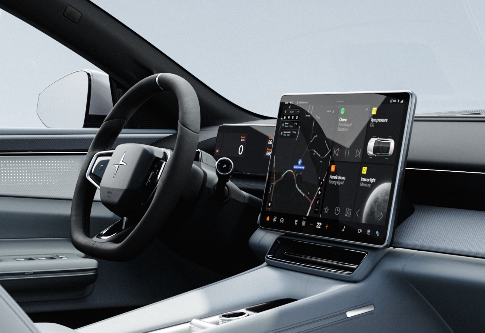 Polestar 4 Infotainment