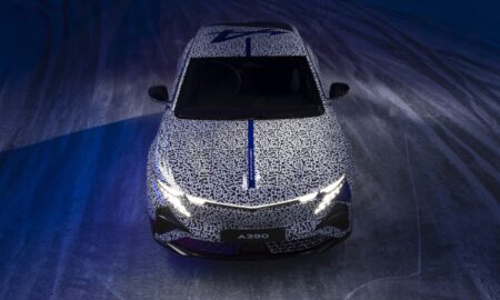 Alpine A390 Erlkoenig Header